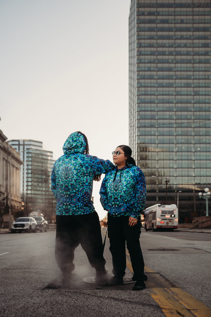 Aqua Alien Hoodie