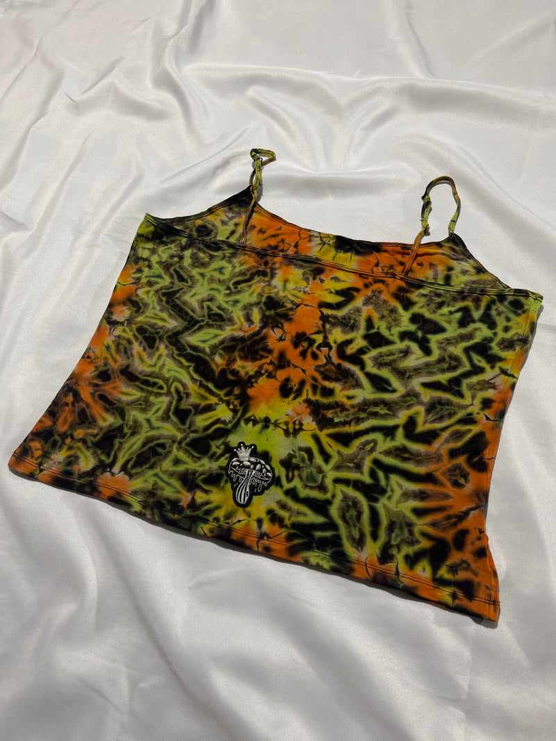 Reversed Mirrored Scrunch Crop Top - 2XL