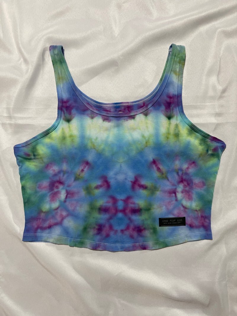 Aurora Borealis Crop Tank V - XL