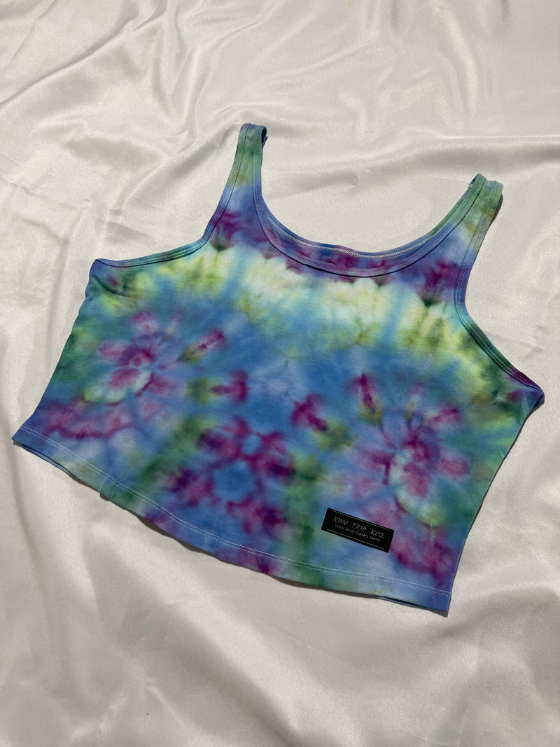 Aurora Borealis Crop Tank V - XL