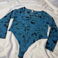 Celestial Cyan Body Suit I - XL