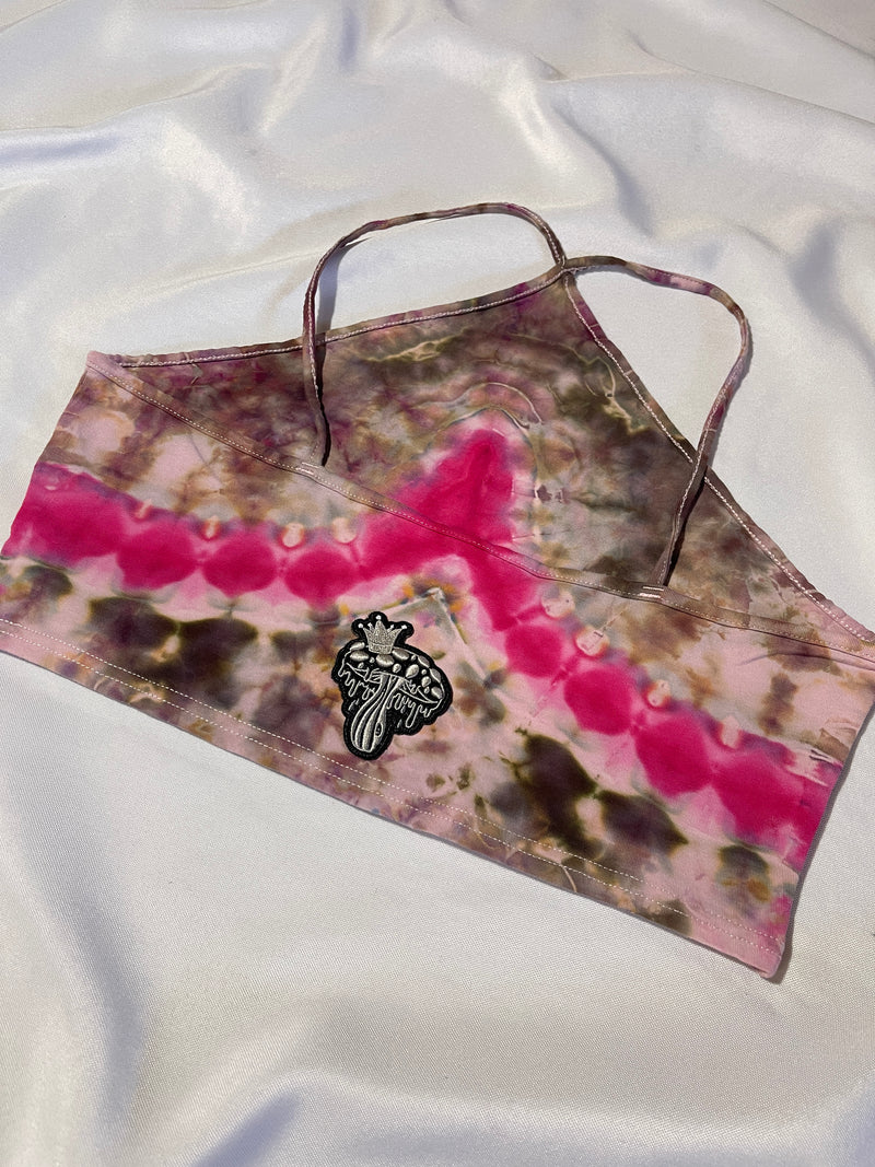 Cosmic Rose Halter Crop I - LG